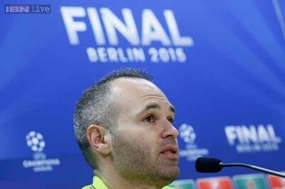 Injured Iniesta to miss Spain's Euro qualifier with Belarus