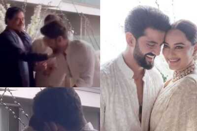 Zaheer Iqbal Touches Shatrughan Sinha's Feet, Kisses Sonakshi Sinha In UNSEEN Video From Wedding | Watch