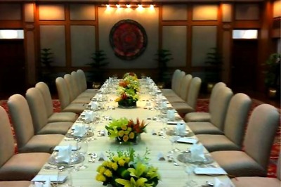 Table for 20 at PM's luncheon for Zardari