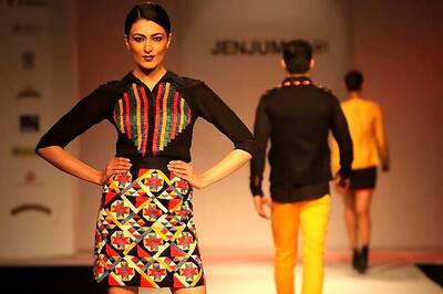 Snapshot: Soha walks the ramp at North East Fashion Fest
