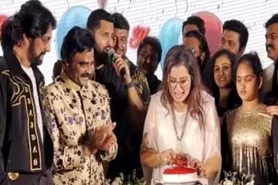Kichcha Sudeep And Darshan Attend Actress Sumalatha's 60th Birthday Celebrations