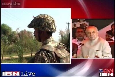 As ceasefire violations by Pak continue, Shinde meets BSF officers