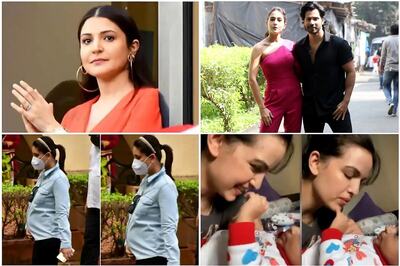 Pregnant Anushka Sharma Looks Pretty in Red, Sara Ali Khan-Varun Dhawan Begin Coolie No 1 Promotions