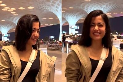 Rashmika Mandanna Blushes Hard As Paparazzi 'Flirt' With Her At Airport, Video Goes Viral | Watch