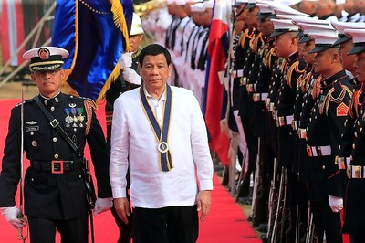 Philippines' Duterte Says Will Quit if Enough Women Protest his Kiss