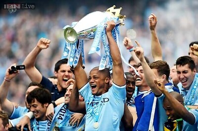 Manchester City clinch their second Premier League title in three years