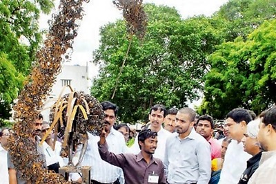 Hyderabad: Making sculptures out of metal scrap