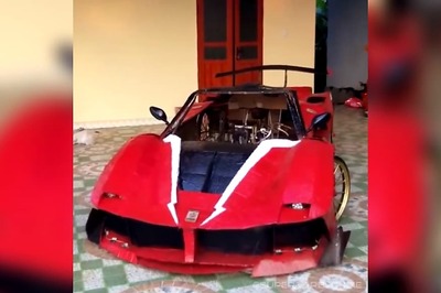 Three Friends From Vietnam Build a Ferrari in Their Home For Just Rs 15,000 - Watch Video