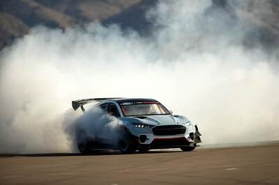 The Ford Mustang Mach-E 1400 Prototype is a One-Off Drifting Monster With 1400-PS Power on Tap