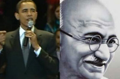 Gandhi is his real hero, Obama tells US school kids