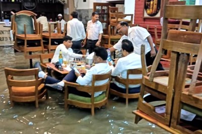 ‘Kya Scene Hai’: Viral Photo Shows Journalists Enjoying Drinks In Flooded Press Club Of India