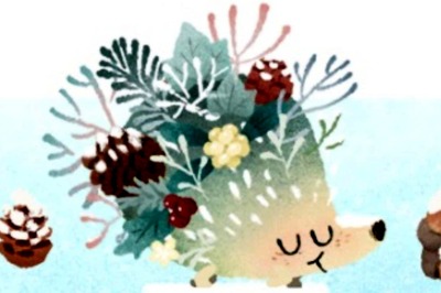 Google Doodle Celebrates Winter Solstice With Animated Graphic of Hedgehog Walking on Snow!