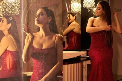Dia Mirza Becomes Talk Of The Town With Her Rs 2 Lakh Red Gown, See Pics