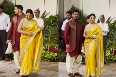 Madhuri Dixit Heads To Ayodhya For Ram Mandir Inauguration With Husband Shriram Nene | Video