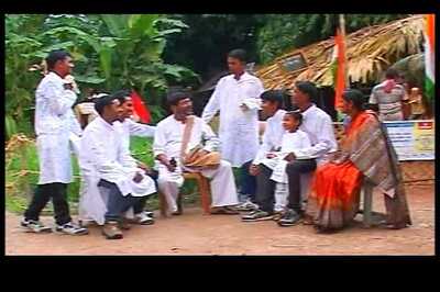 Recreation of Indo-Bangladesh enclaves a theme of Durga pujo