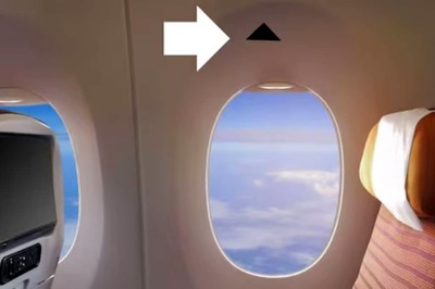 What These Black Triangle-shaped Stickers In Aeroplanes Indicate