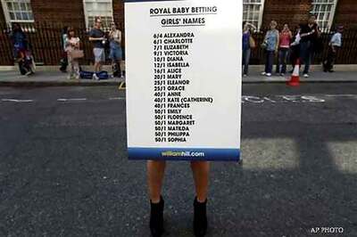 Betting agencies have a big day on royal baby names
