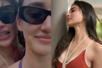 Sexy! Mouni Roy And Disha Patani Dish Major BFF Goals In Colourful Bikinis As They Take A Scooty Ride; Watch