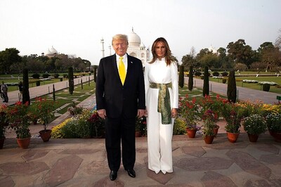 US President Donald Trump Visits Iconic Taj Mahal in Agra, Says 'America Loves India'