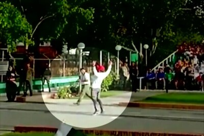 Pak Pacer Hassan Ali Takes His Field Antics to Wagah Border, BSF Not Amused