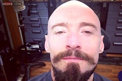 Snapshot: Hugh Jackman looks almost unrecognisable as he shaves his head for Peter Pan film role