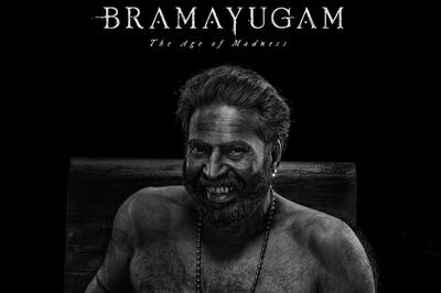 Arjun Ashokan Embodies Fear In This Monochrome Character Poster From Bramayugam