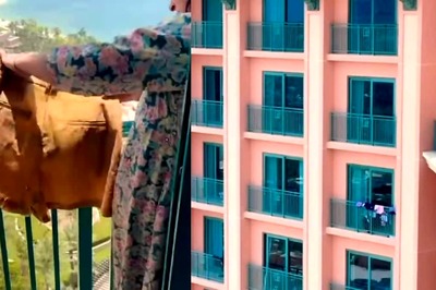 Watch: Indian Mom Dries Clothes On Palm Atlantis Balcony, Hotel Responds