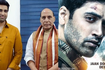 Major: Adivi Sesh, Director Sashi Kiran Tikka Meet Defence Minister Rajnath Singh to Show Trailer