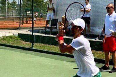 Djoker Returns! Novak Djokovic Back on the Court Training after Recovering from Covid-19