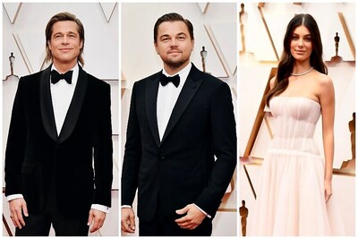 In Pics: Brad Pitt Wins Best Supporting Actor Oscar, Leonardo DiCaprio Attends Academy Awards with Girlfriend