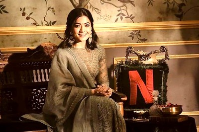 Rashmika Mandanna Exudes Elegance In Jade Green Anarkali At Heeramandi Screening