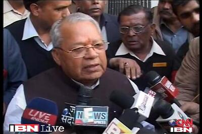 Ranchi: Stone hurled at BJP vice president Kalraj Mishra