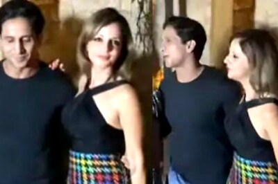 At Bunty Sajdeh's Birthday Bash, Sussanne Khan, Arslan Goni Pose For Cameras