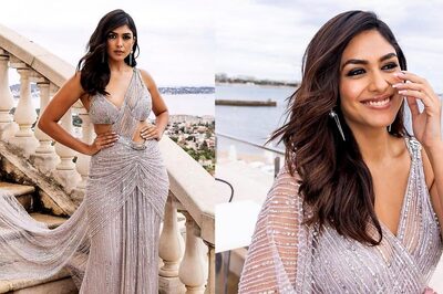 Cannes 2023: Mrunal Thakur's Desi Girl Vibe is Everything; Sparkles in a Saree Gown