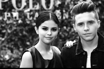 Brooklyn Beckham cuddles up with Selena Gomez at The Polo Ralph Lauren Show