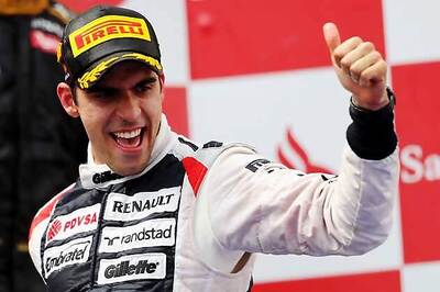 F1 - Maldonado back on top in Spain