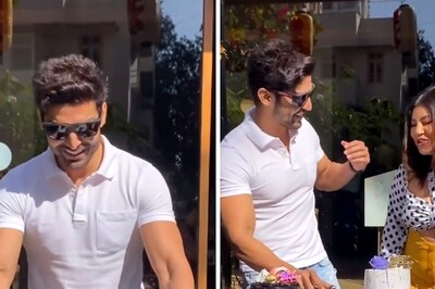 Gurmeet Choudhary Celebrates His 40th Birthday With Paparazzi, Fans Call Him 'Down To Earth’