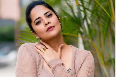 Anasuya Bharadwaj Steals The Show In A Light Brown Top