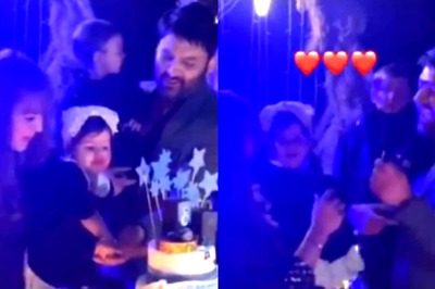 Kapil Sharma's Daughter Cuts His Birthday Cake As Wife Ginni Chatrath Holds Her in Arms; See Here