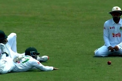 Comedy of Errors! 3 Bangladesh Slip Fielders Fail to Take Simple Catch | WATCH
