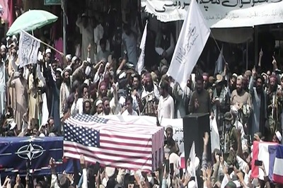 Taliban Supporters Hold Mock US Funeral as Troops Leave Afghanistan
