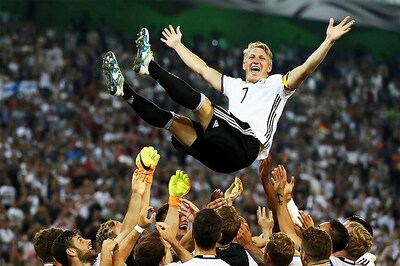 Tearful Bastian Schweinsteiger Bows Out in Germany's Win