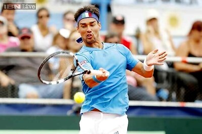 Top-seeded Fabio Fognini reaches quarter-finals in Chile