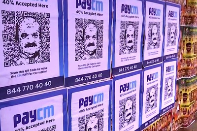Karnataka Labour Minister with 'PayCM' QR Code, New Posters in Banavasi Before Bommai's Visit
