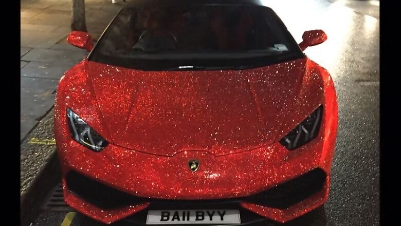 Lamborghini Huracan Fitted With 1.3 Million Swarovski Crystals Spotted [Video]