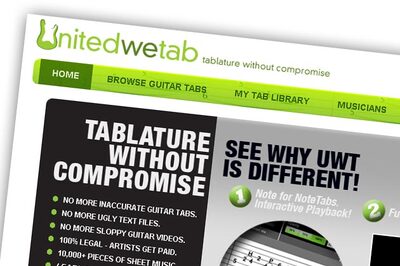 Guitar tab companies trying to strike chord online