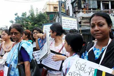 'How we were arrested for protesting against violence towards women'