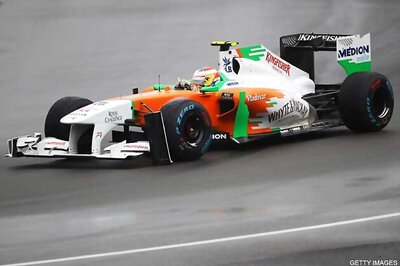 Force India's Resta happy with the car