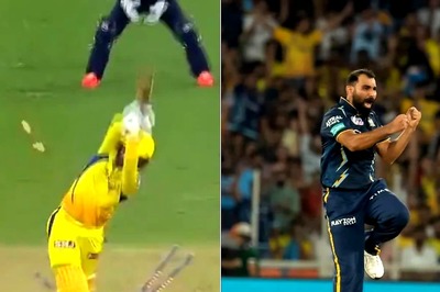 IPL 2023: Mohammad Shami Cleans up Devon Conway to Complete 100 IPL Wickets - WATCH