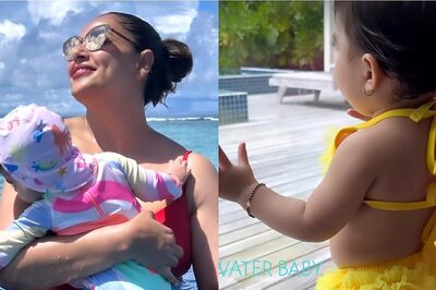 Bipasha Basu’s Daughter Devi Wins The Internet In A Cutesy Yellow Swimsuit From Her Beach Vacay; Photo